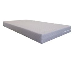 Medium Foam Mattress - 6" - Pewter Zip Cover -  Twin