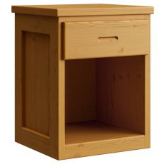 Solid Wood Nightstand w Open Shelf. Cottage Collection. 30 H. For kids, teens and adults. By Bunk Beds Canada. Since 2003.