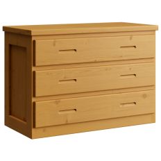 Solid wood Three-Drawer Dresser. Cottage Collection. Product 7011. by Bunk Beds Canada, selling solid wood beds since 2003.