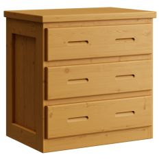 Solid Wood Chest. Cottage Collection, 3 Drawers. For kids, teens and adults. Made from solid yellow pine wood. By Bunk Beds Canada. Since 2003.