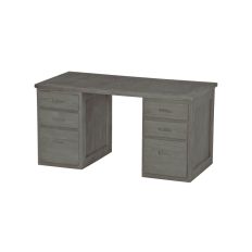Solid Wood Desk - 3 Drawers Each Side - Cottage Collection - 58"