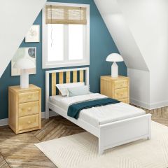 Solid Hardwood Platform Bed, MX-PB-1160-TT, holds 400 lb. Modular Design. For Kids, Teens, and Adults. by Bunk Beds Canada, since 2003.