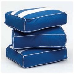 Back Pillows - Modular Collection - Set of Three - Blue/White