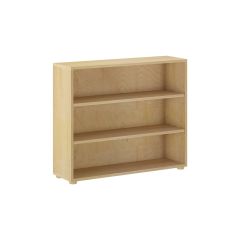 Hardwood Bookcase. id 4630 Modular Design. 3 shelves. For kids or adults. By Bunk Beds Canada. Since 2003.