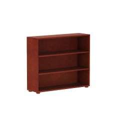 Hardwood Bookcase w 3 shelfs, Modular Collection. id 4630, Natural finish. By Bunk Beds Canada, selling solid wood beds since 2003.