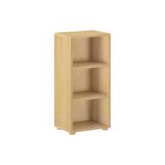 Hardwood Bookcase. id 4633 Modular Design. 3 shelves. For kids or adults. By Bunk Beds Canada. Since 2003.