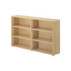 Hardwood Bookcase. id 4660 Modular Design. 6 shelves. For kids or adults. By Bunk Beds Canada. Since 2003.