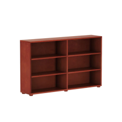 Hardwood Bookcase w 6 shelfss, id 4660, Natural finish. By Bunk Beds Canada, selling solid wood beds since 2003.