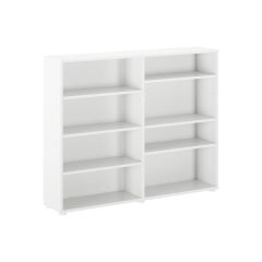 Hardwood Bookcase. id 4680 Modular Design. 8 shelves. For kids or adults. By Bunk Beds Canada. Since 2003.