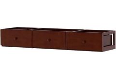 Solid wood underbed drawers in many colours - All in One Design. 710803 Model. by Bunk Beds Canada of Vancouver.