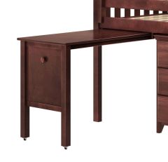 Solid wood pullout loft bed desk - All in One Design. Jackpot by Maxwood Furniture. 714240 Model. by Bunk Beds Canada of Vancouver.