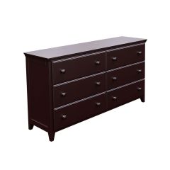 Solid Wood Dresser with 6 drawers in Many Colours - All in One Design.  714260 Model. by Bunk Beds Canada of Vancouver.