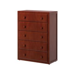 Hardwood Dresser - Modular Design - 5 Drawers - 3852 - Chestnut
