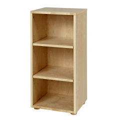 Hardwood Bookcase - Modular Design - 3 Shelf - 1532 - Natural