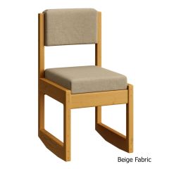 Solid wood study chair, Cottage collection. Crate Design Furniture.  Model 3901A. by Bunk Beds Canada of Vancouver.
