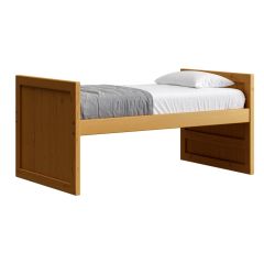 Solid Wood Captain Bed, Panel Design, 3939, Cottage collection. Crate Design Furniture.  by Bunk Beds Canada of Vancouver.