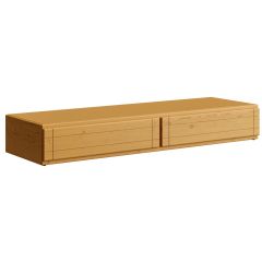 Solid Wood Underbed Drawer Box Set, Two Drawers, Wild Roots. Cottage Collection. Product 49821. by Bunk Beds Canada, since 2003.