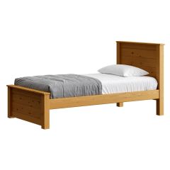 Solid Wood Platform Bed, HarvestRoots, Model 4419, Crate Design Furniture. by Bunk Beds Canada of Vancouver.