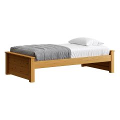 Solid Wood Platform Bed, HarvestRoots, Model 1919, Crate Design Furniture. by Bunk Beds Canada of Vancouver.