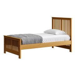 Solid Wood Platform Bed, Shaker Design, 4422. Crate Design Furniture by Bunk Beds Canada 