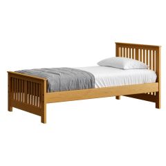Solid Wood Platform Bed, Shaker Design, 3622. Crate Design Furniture by Bunk Beds Canada 
