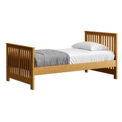 Solid Wood Platform Bed, Shaker Design 3629. Crate Design Furniture by Bunk Beds Canada 