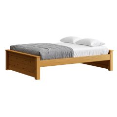 Solid Wood Platform Bed - HarvestRoots - 1919 - Full - Natural