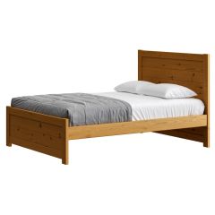 Solid Wood Platform Bed - Wildroots Design - 4319 - Full - Natural