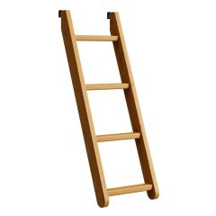Solid Wood Ladder - Cottage Collection - 4712 - Angled - for 72-73" H. Crate Design Furniture by Bunk Beds Canada