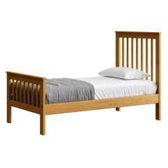 Solid Wood Platform Bed - Mission Design. CR-4749. Crate Design Furniture by Bunk Beds Canada