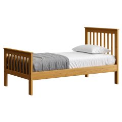 Solid Wood Platform Bed - Mission Design. CR-4769. Crate Design Furniture by Bunk Beds Canada