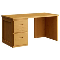 Solid wood Study Desk, Cottage collection. Crate Design Furniture.  Model 6162. by Bunk Beds Canada of Vancouver.
