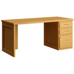 Solid wood Study Desk, Cottage collection. Crate Design Furniture.  Model 6235. by Bunk Beds Canada of Vancouver.