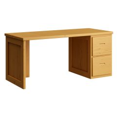 Solid wood Study Desk, Cottage collection. Crate Design Furniture.  Model 6236. by Bunk Beds Canada of Vancouver.