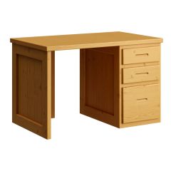 Solid wood Study Desk, Cottage collection. Crate Design Furniture.  Model 6335. by Bunk Beds Canada of Vancouver.