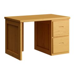 Solid wood Study Desk, Cottage collection. Crate Design Furniture.  Model 6336. by Bunk Beds Canada of Vancouver.