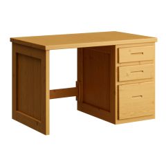 Solid wood Study Desk, Cottage collection. Crate Design Furniture.  Model 6435. by Bunk Beds Canada of Vancouver.