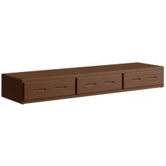 Solid wood underbed drawer box, Three. Cottage Collection. Product 4019. by Bunk Beds Canada, selling solid wood beds since 2003.