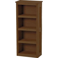 Solid Wood Loft Bookcase - Cottage Collection - Light Brown