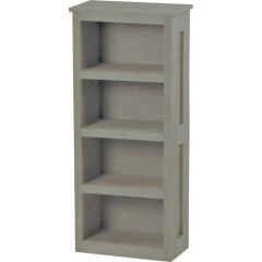 Solid Wood Loft Bookcase - Cottage Collection - Light Grey