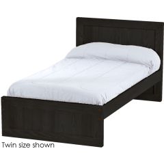 Solid Wood Platform Bed - Panel Design - 3716