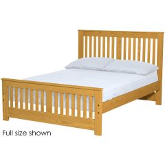 Solid Wood Platform Bed, Shaker Design, 4422
