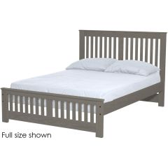 Solid Wood Platform Bed, Shaker Design, 4418