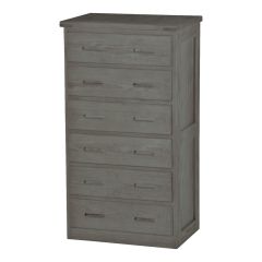 Solid Wood Chest - Cottage Collection - 6 Drawers