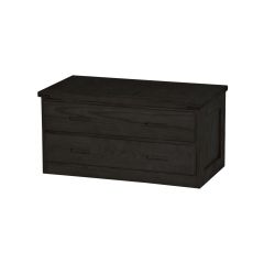 Solid Wood Dresser - Cottage Collection - 2 Drawers - Dark Espresso