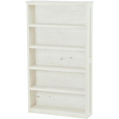 Solid Wood Bookcase - Cottage Collection - 4273 - White Stain