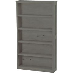 Solid Wood Bookcase - Cottage Collection - 4273 - Dark Grey