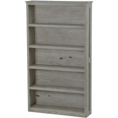Solid Wood Bookcase - Cottage Collection - 4273 - Light Grey