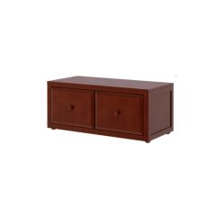 Hardwood Dresser - Cube Unit - Modular Design - 2 Drawers - 3816 - Chestnut