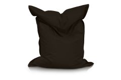 Medium Bean Bag Chair in Brown Color in a modern rectangular shape, Fatboy style, by Bunk Beds Canada.